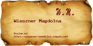 Wieszner Magdolna névjegykártya
